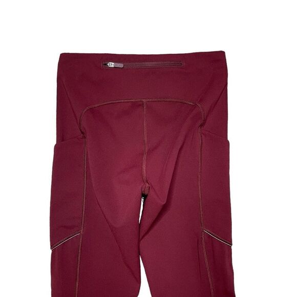 LULULEMON Speed Up Tight 28" Deep Rouge Size 2 - Picture 9 of 12
